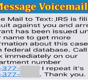 latest news Voicemail Text Scam